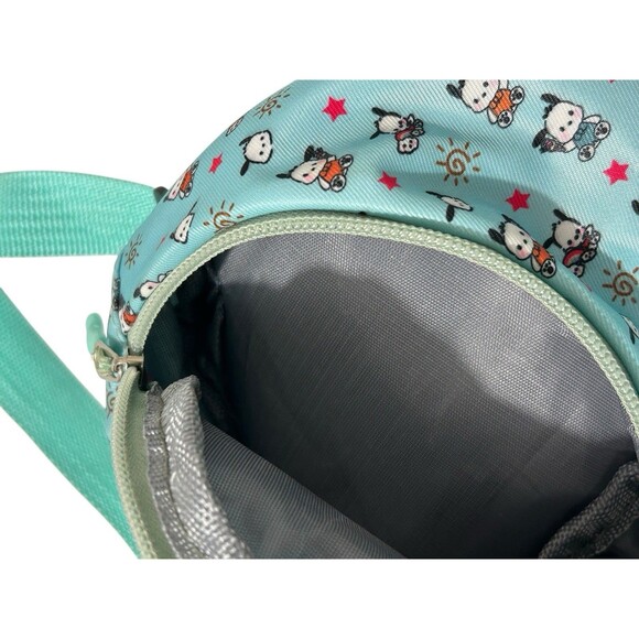 POCHACCO Mini Sling Blue Graphic Print Backpack “Every Day Is Good” - Picture 6 of 7